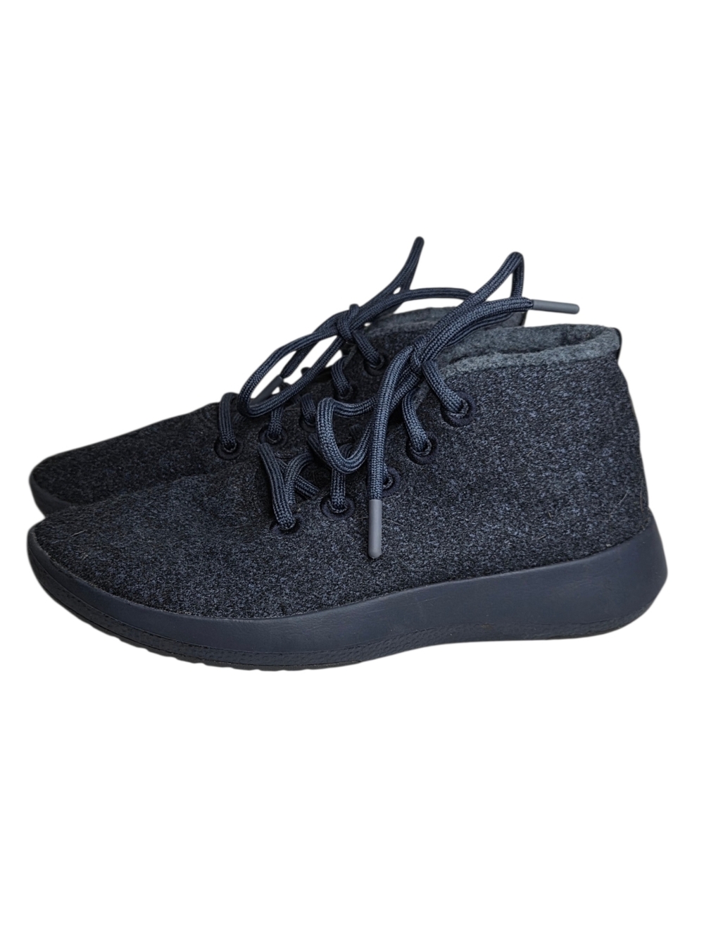 Allbirds Wool Runner-up Mizzle Women's Size 8 Natural Blue Sneakers High Top